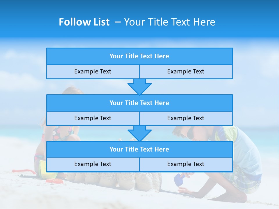 Summer Young Sister PowerPoint Template