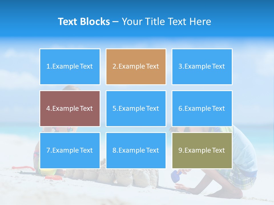 Summer Young Sister PowerPoint Template