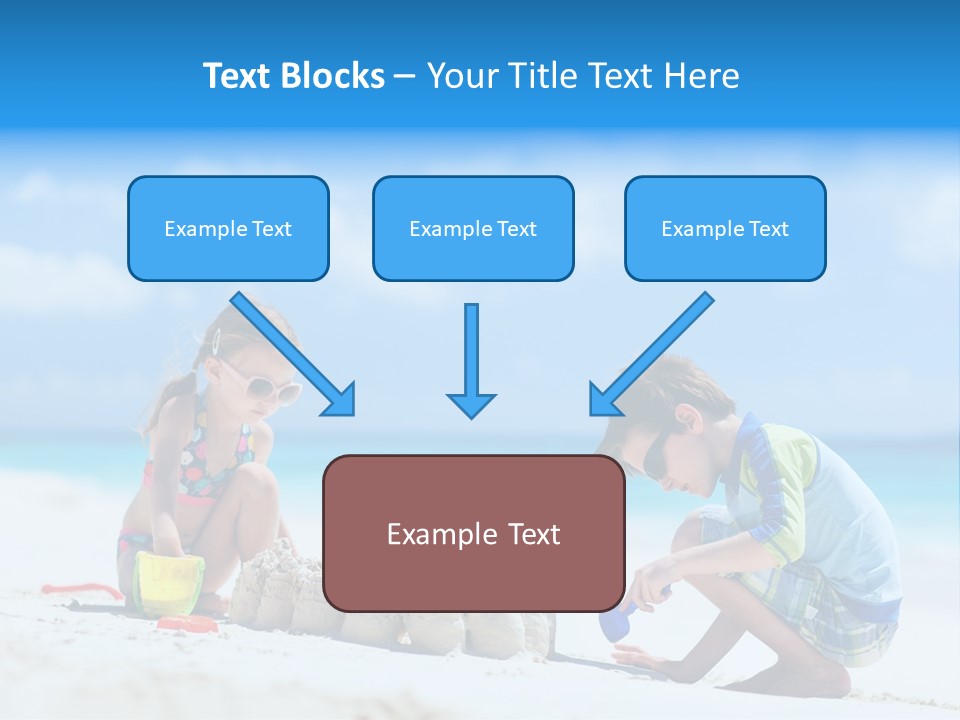 Summer Young Sister PowerPoint Template