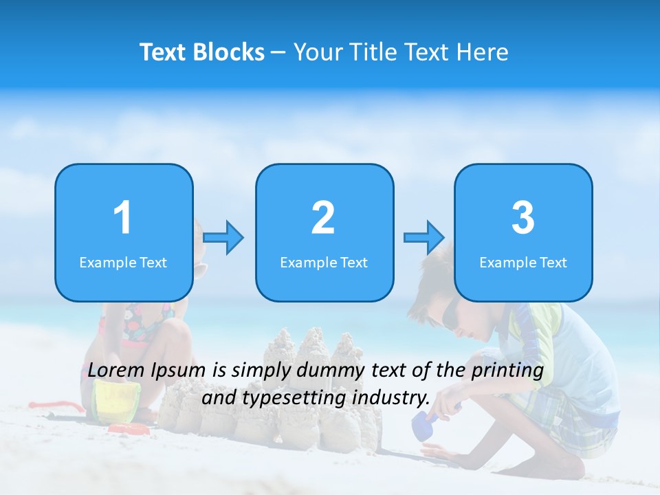 Summer Young Sister PowerPoint Template