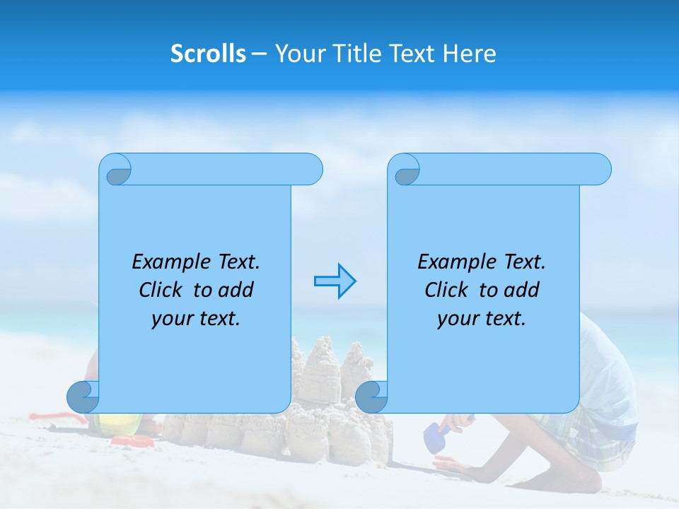 Summer Young Sister PowerPoint Template