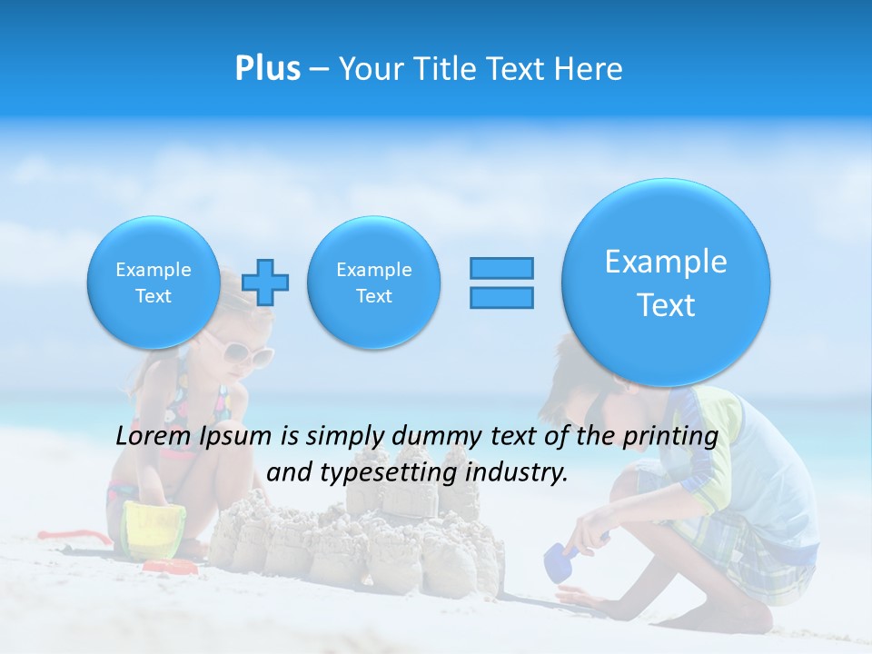 Summer Young Sister PowerPoint Template