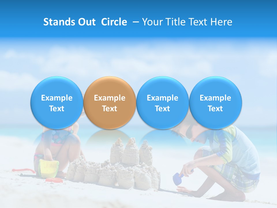 Summer Young Sister PowerPoint Template