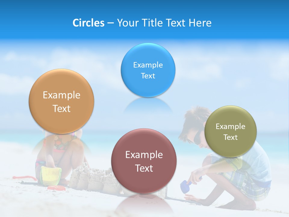 Summer Young Sister PowerPoint Template