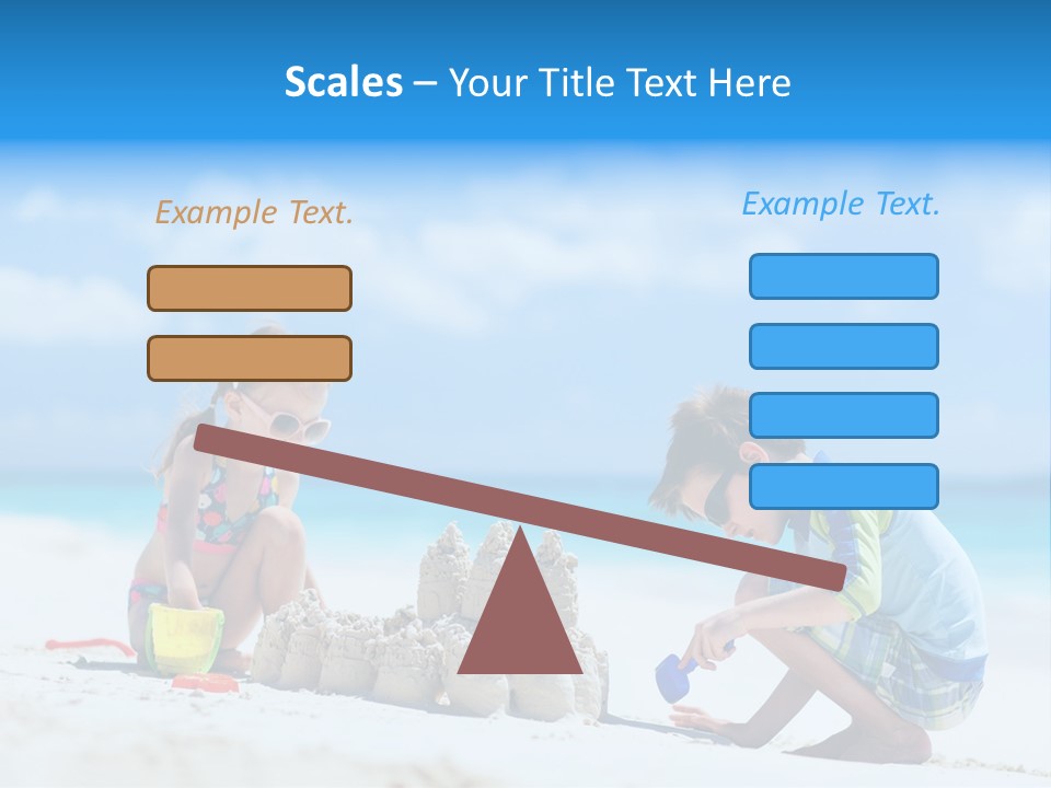 Summer Young Sister PowerPoint Template