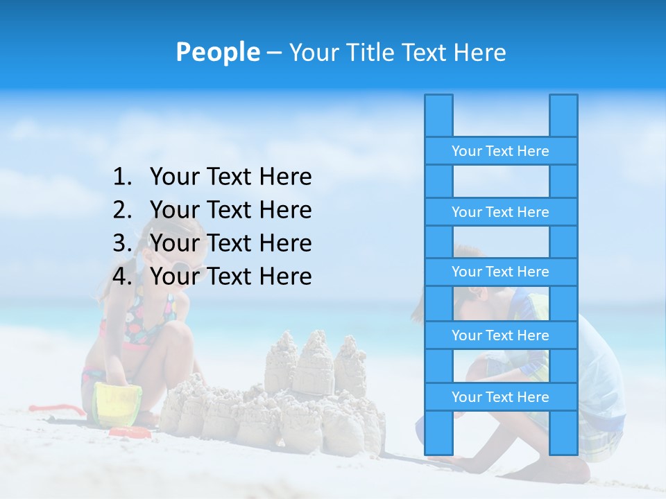 Summer Young Sister PowerPoint Template