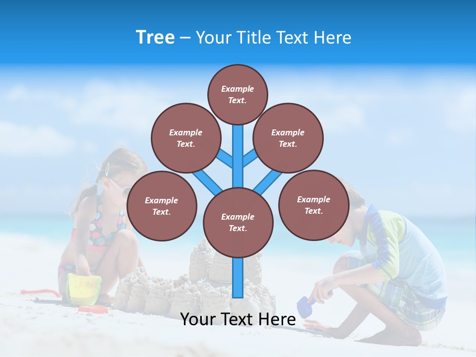 Summer Young Sister PowerPoint Template