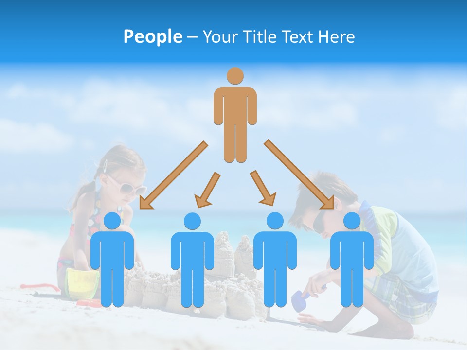 Summer Young Sister PowerPoint Template