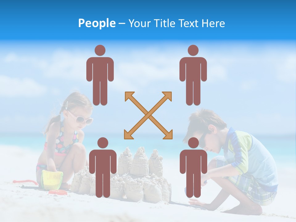 Summer Young Sister PowerPoint Template