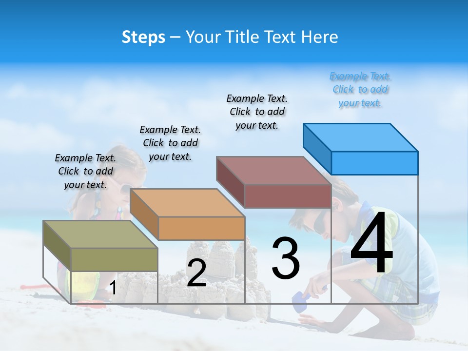 Summer Young Sister PowerPoint Template