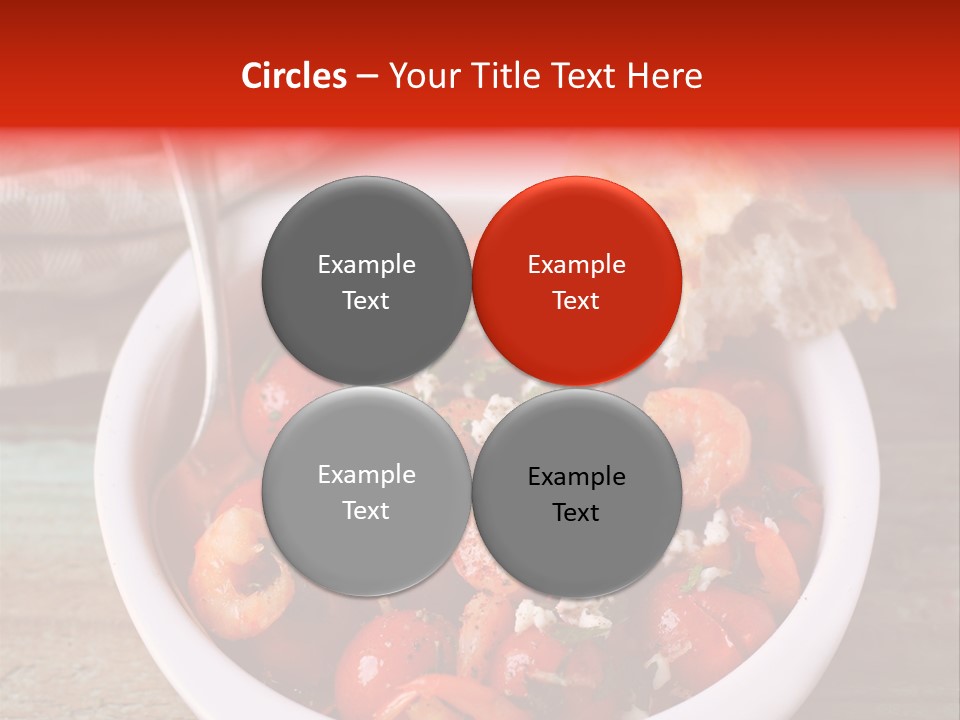 Vegetarian Healthy Red PowerPoint Template