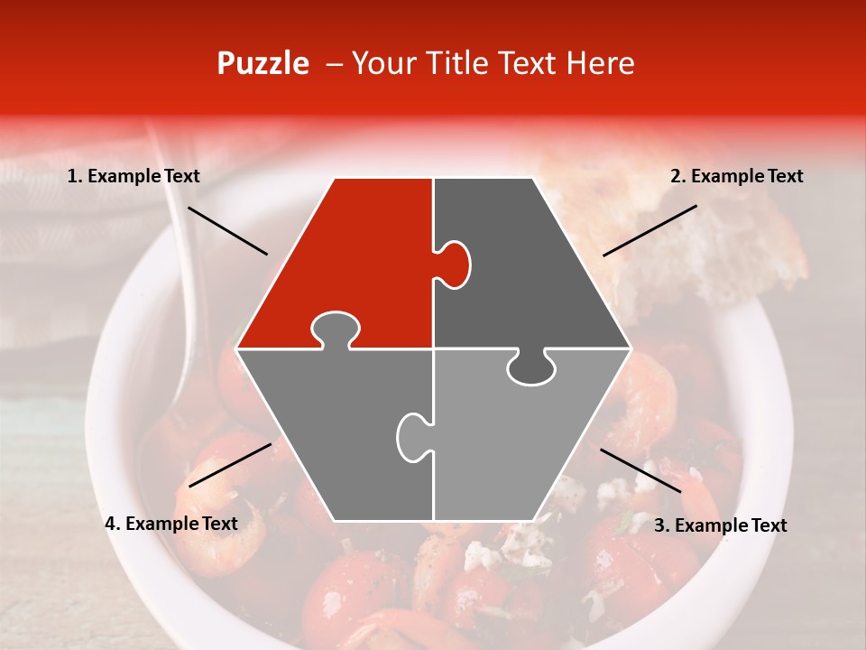 Vegetarian Healthy Red PowerPoint Template