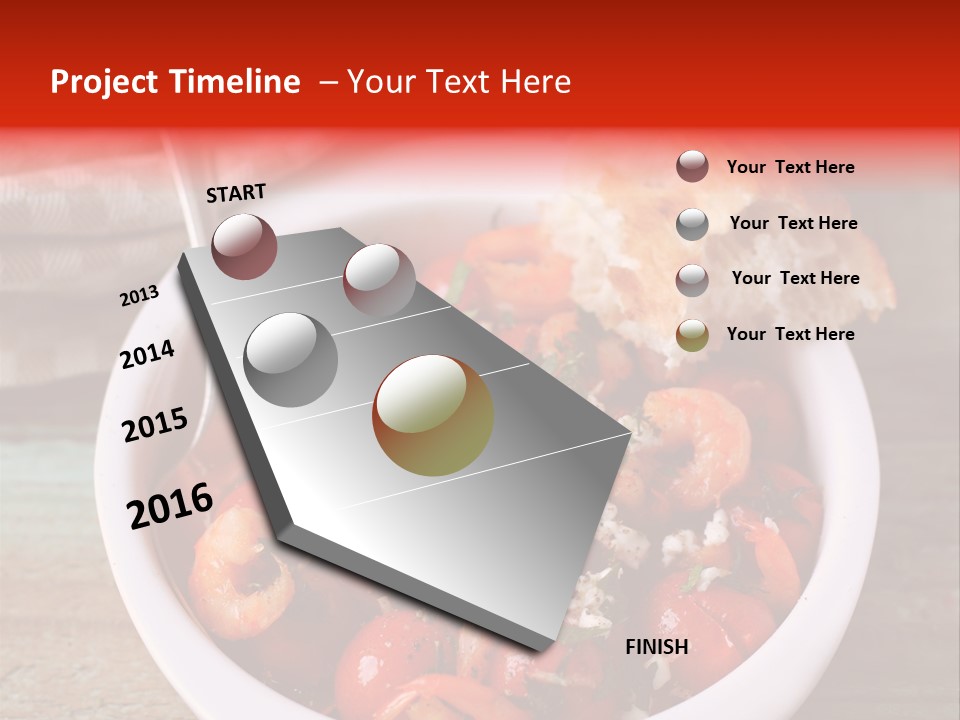 Vegetarian Healthy Red PowerPoint Template