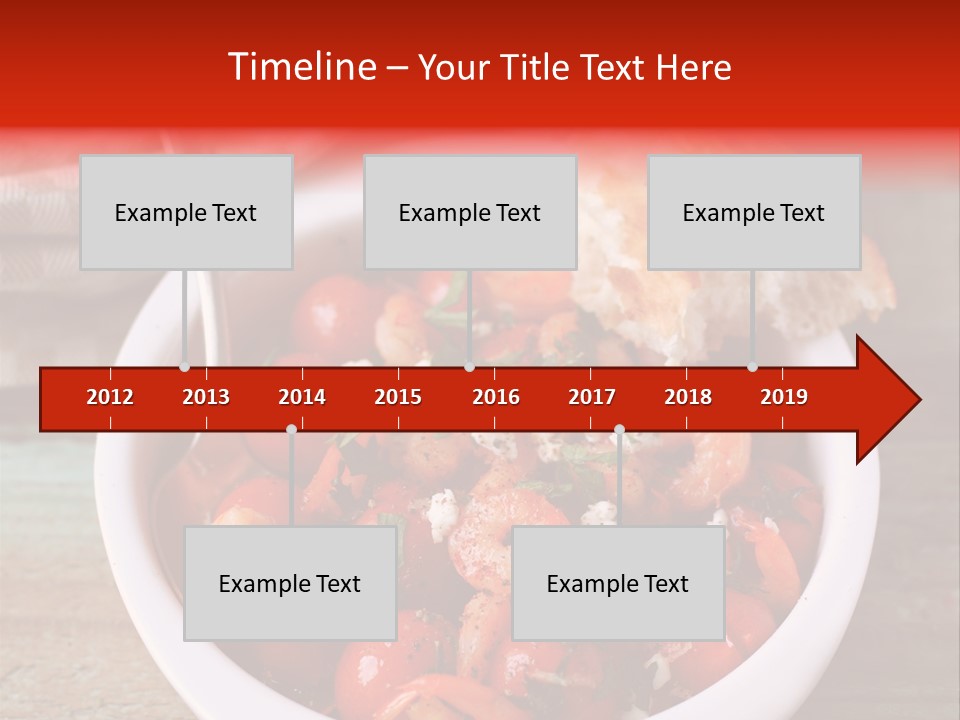 Vegetarian Healthy Red PowerPoint Template