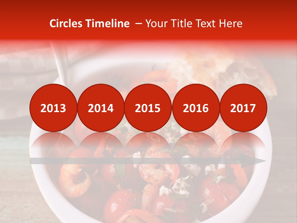 Vegetarian Healthy Red PowerPoint Template