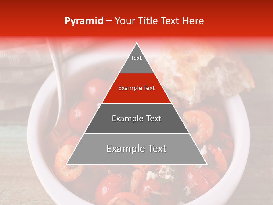 Vegetarian Healthy Red PowerPoint Template