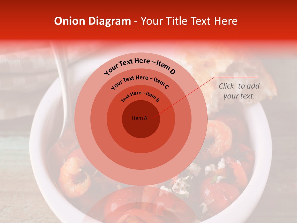 Vegetarian Healthy Red PowerPoint Template