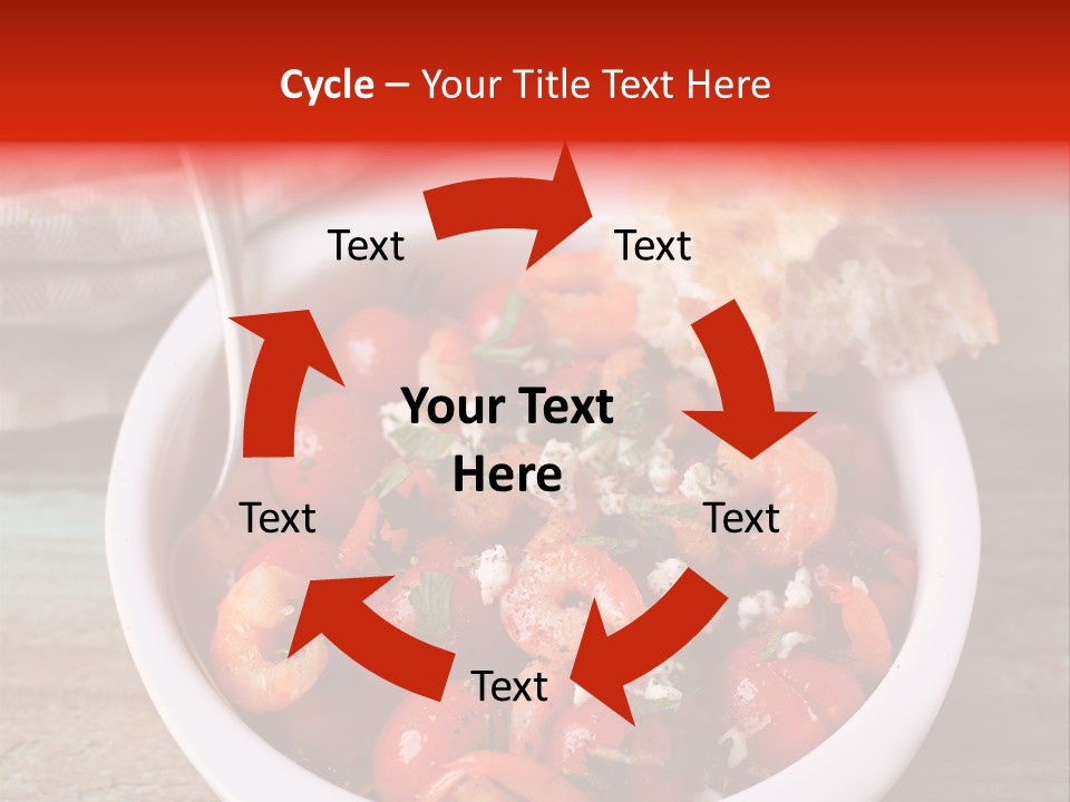 Vegetarian Healthy Red PowerPoint Template