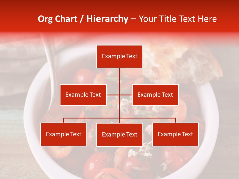 Vegetarian Healthy Red PowerPoint Template