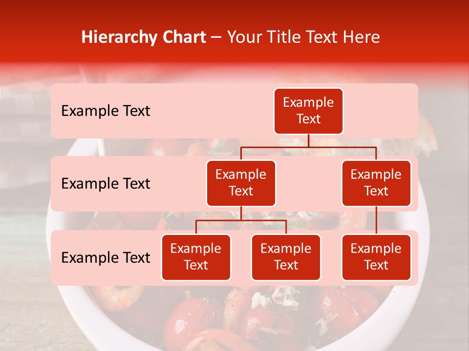 Vegetarian Healthy Red PowerPoint Template