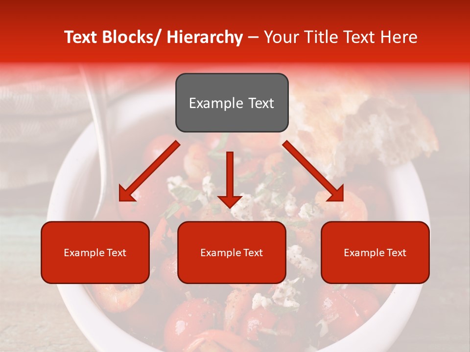 Vegetarian Healthy Red PowerPoint Template