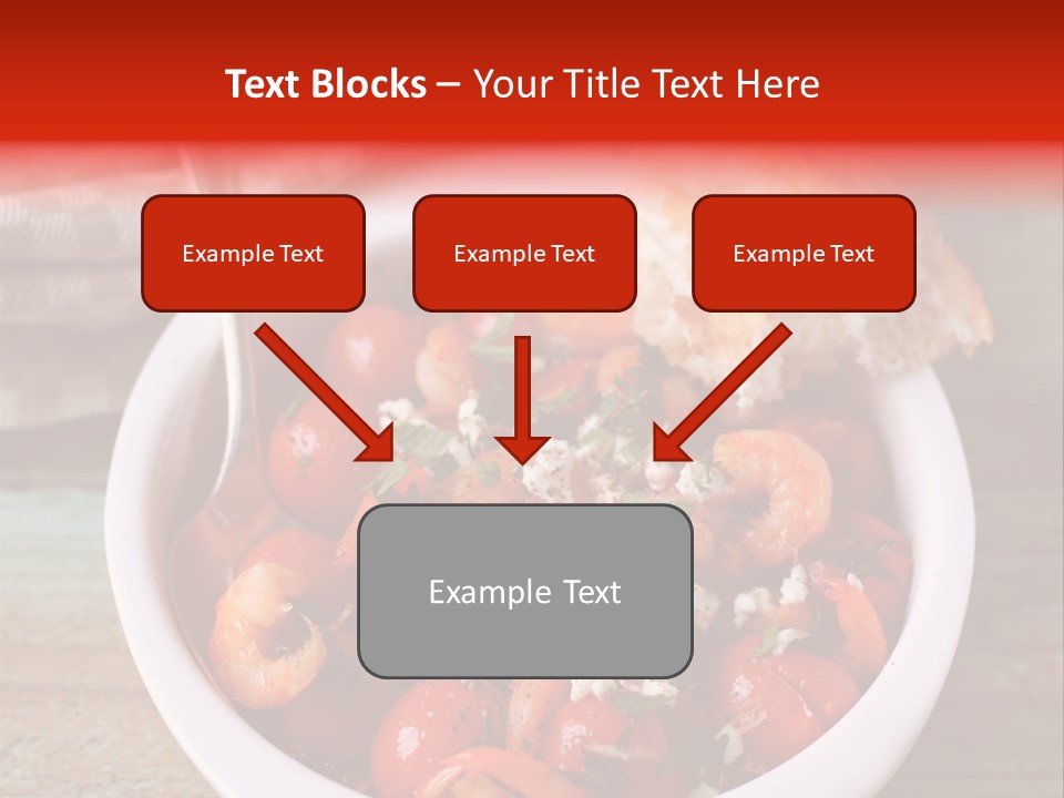 Vegetarian Healthy Red PowerPoint Template