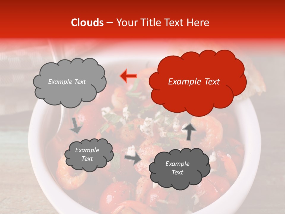 Vegetarian Healthy Red PowerPoint Template
