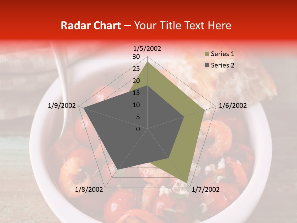 Vegetarian Healthy Red PowerPoint Template