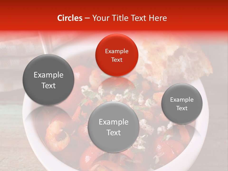 Vegetarian Healthy Red PowerPoint Template