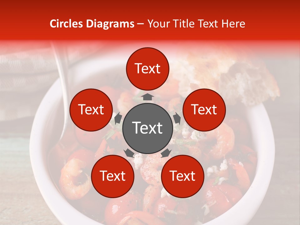 Vegetarian Healthy Red PowerPoint Template