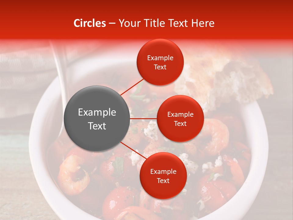 Vegetarian Healthy Red PowerPoint Template