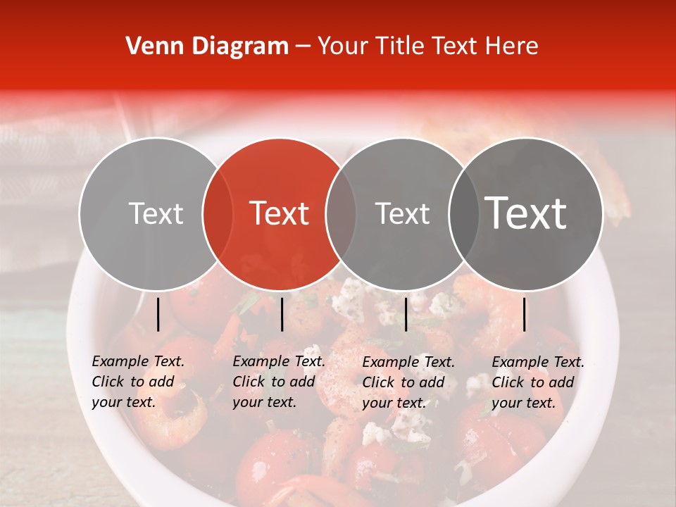 Vegetarian Healthy Red PowerPoint Template