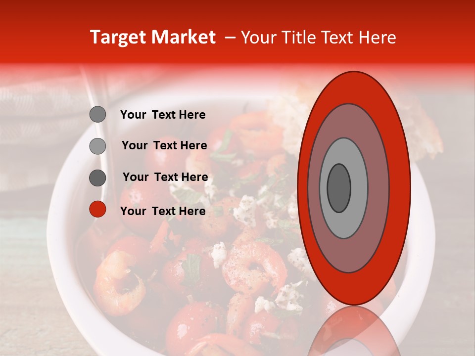 Vegetarian Healthy Red PowerPoint Template