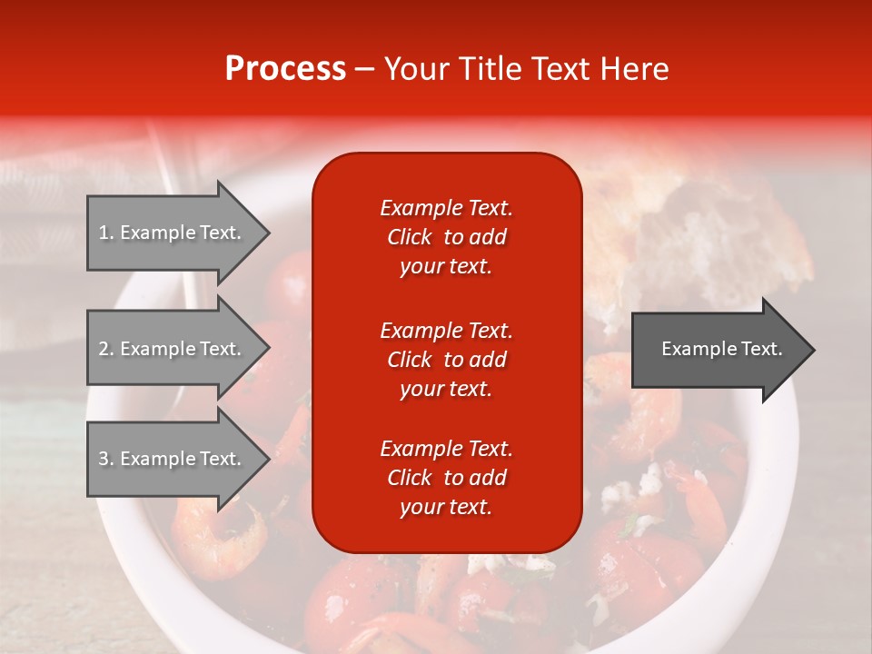 Vegetarian Healthy Red PowerPoint Template