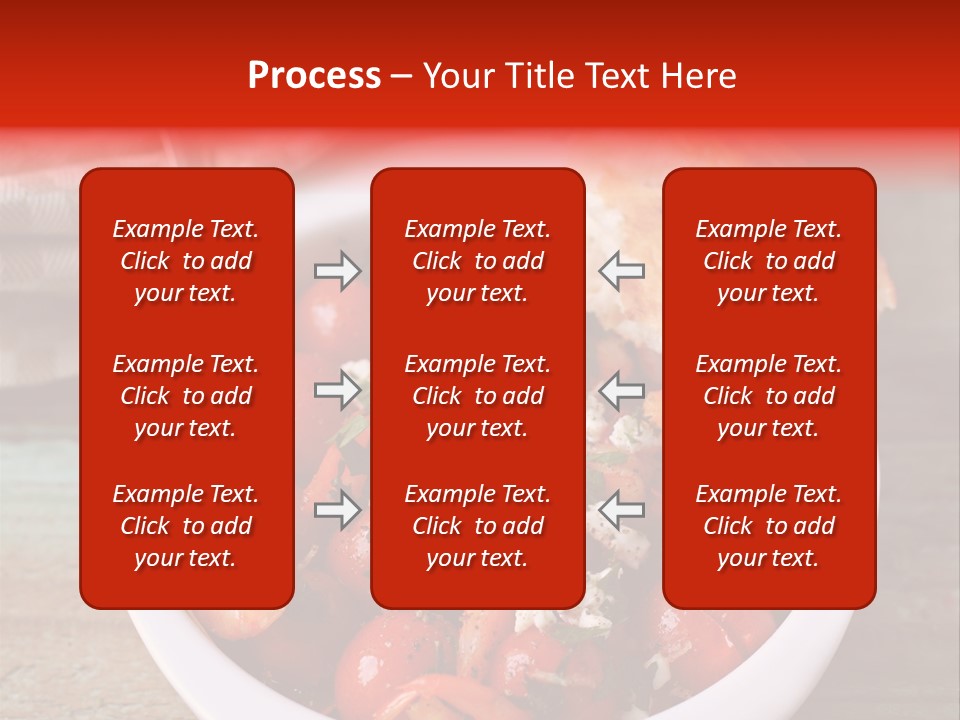 Vegetarian Healthy Red PowerPoint Template
