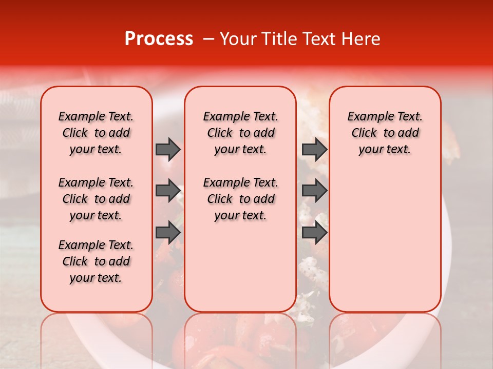 Vegetarian Healthy Red PowerPoint Template
