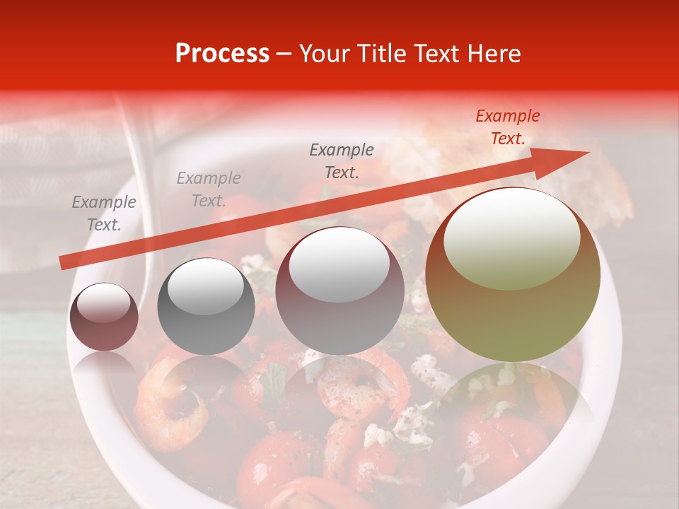 Vegetarian Healthy Red PowerPoint Template