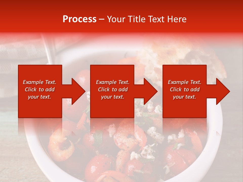 Vegetarian Healthy Red PowerPoint Template