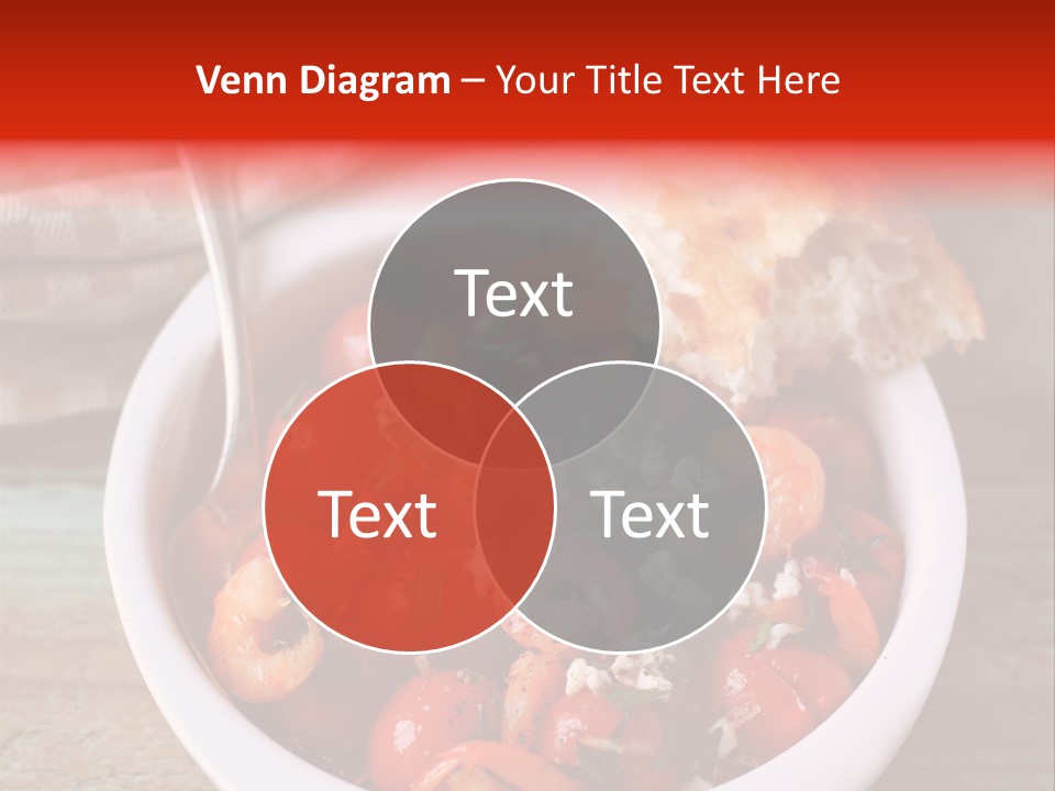 Vegetarian Healthy Red PowerPoint Template