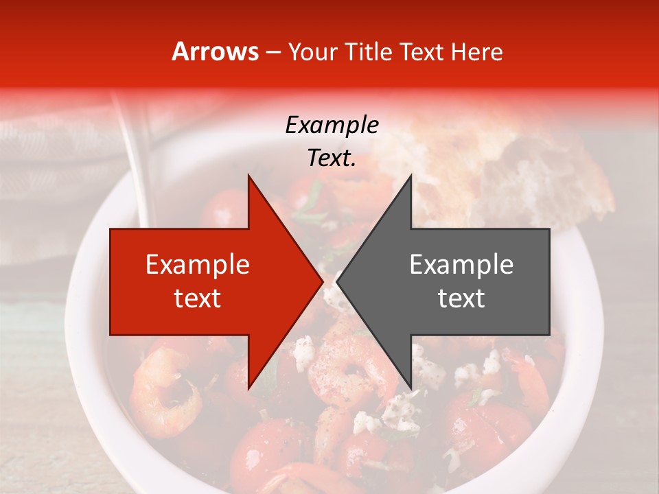 Vegetarian Healthy Red PowerPoint Template