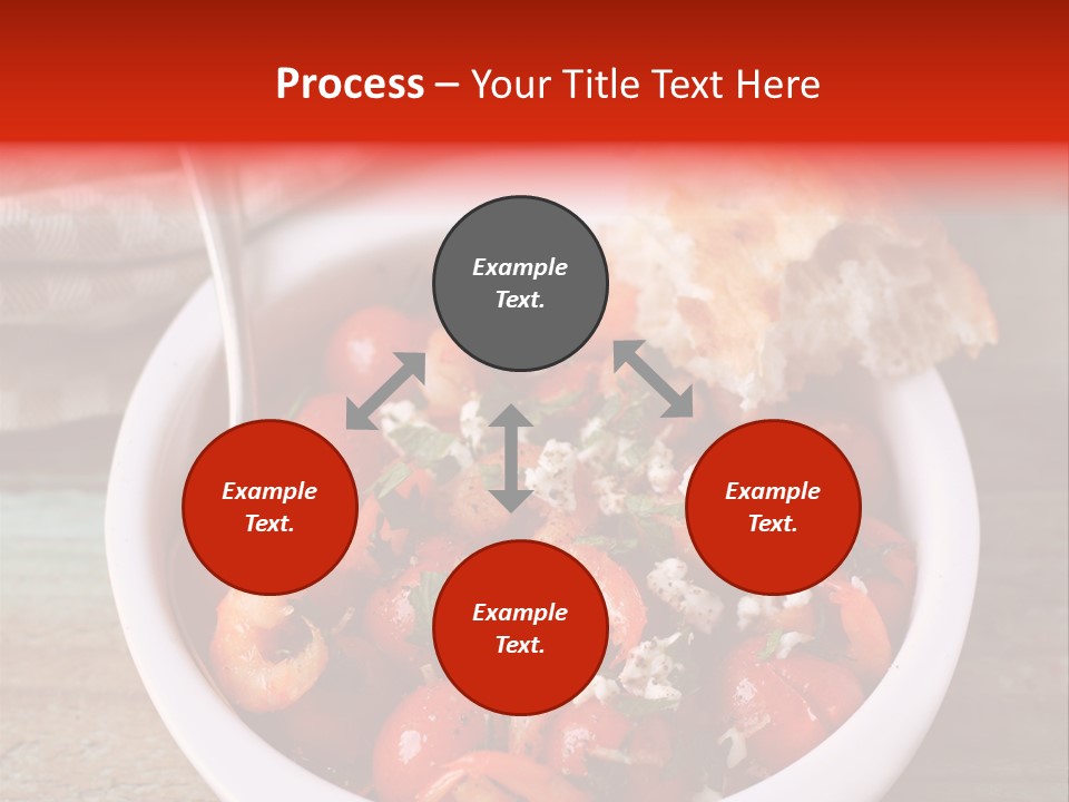 Vegetarian Healthy Red PowerPoint Template