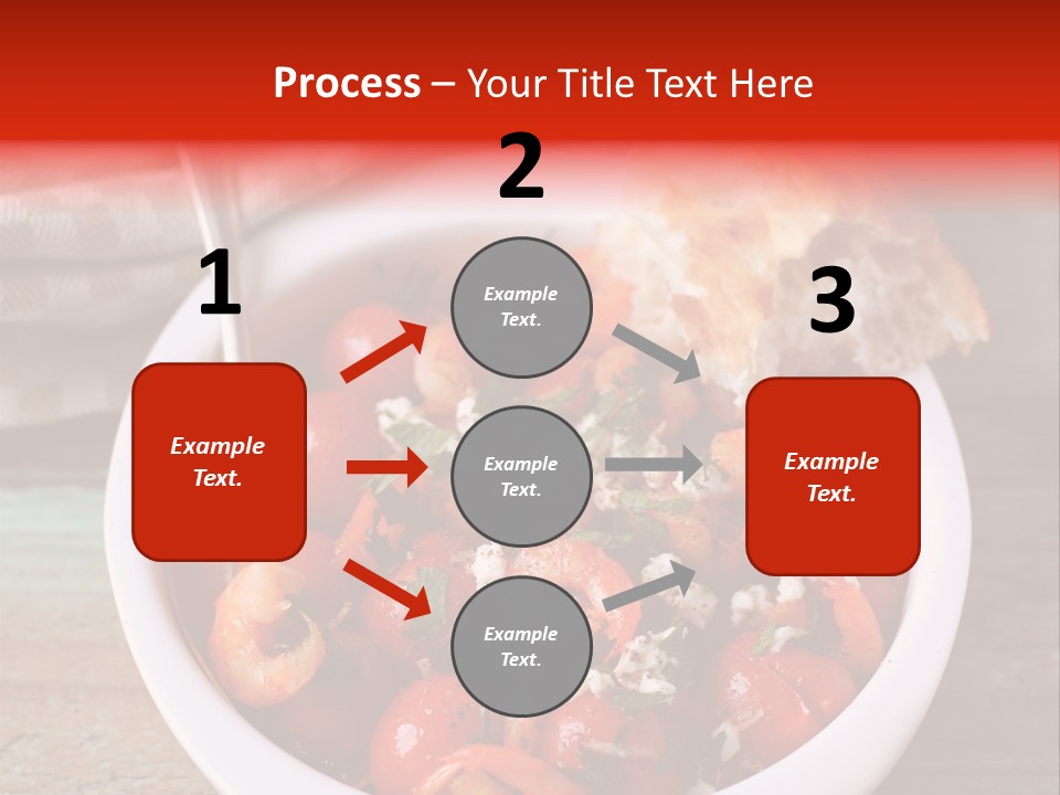 Vegetarian Healthy Red PowerPoint Template