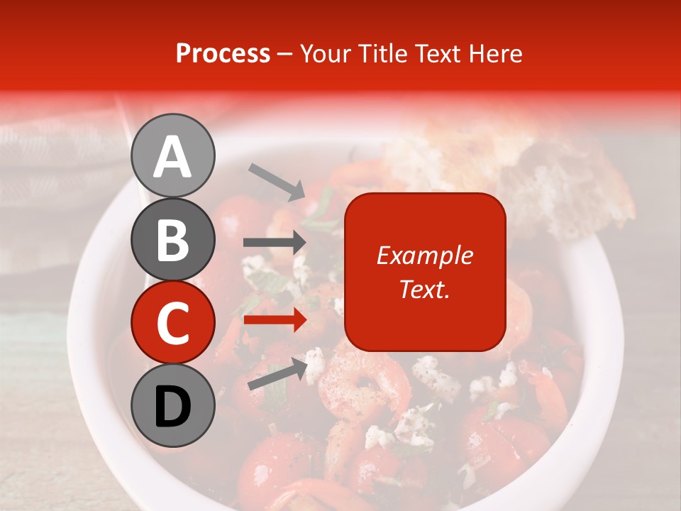 Vegetarian Healthy Red PowerPoint Template