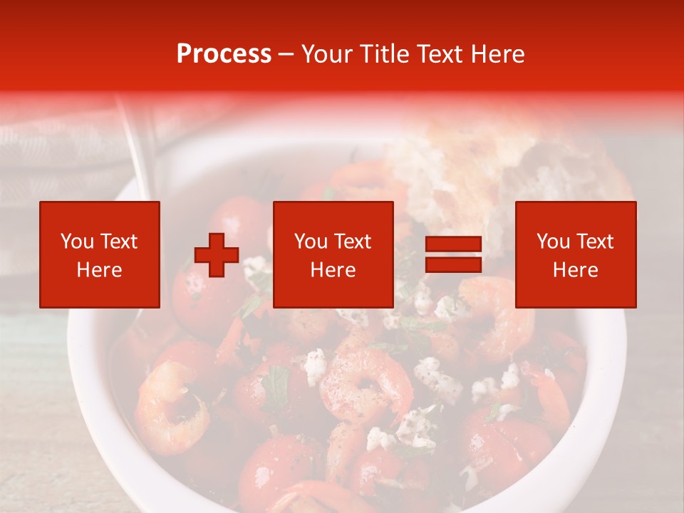 Vegetarian Healthy Red PowerPoint Template