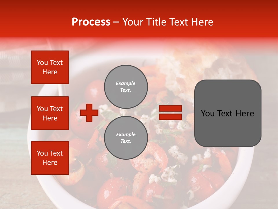 Vegetarian Healthy Red PowerPoint Template