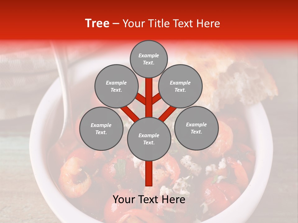 Vegetarian Healthy Red PowerPoint Template