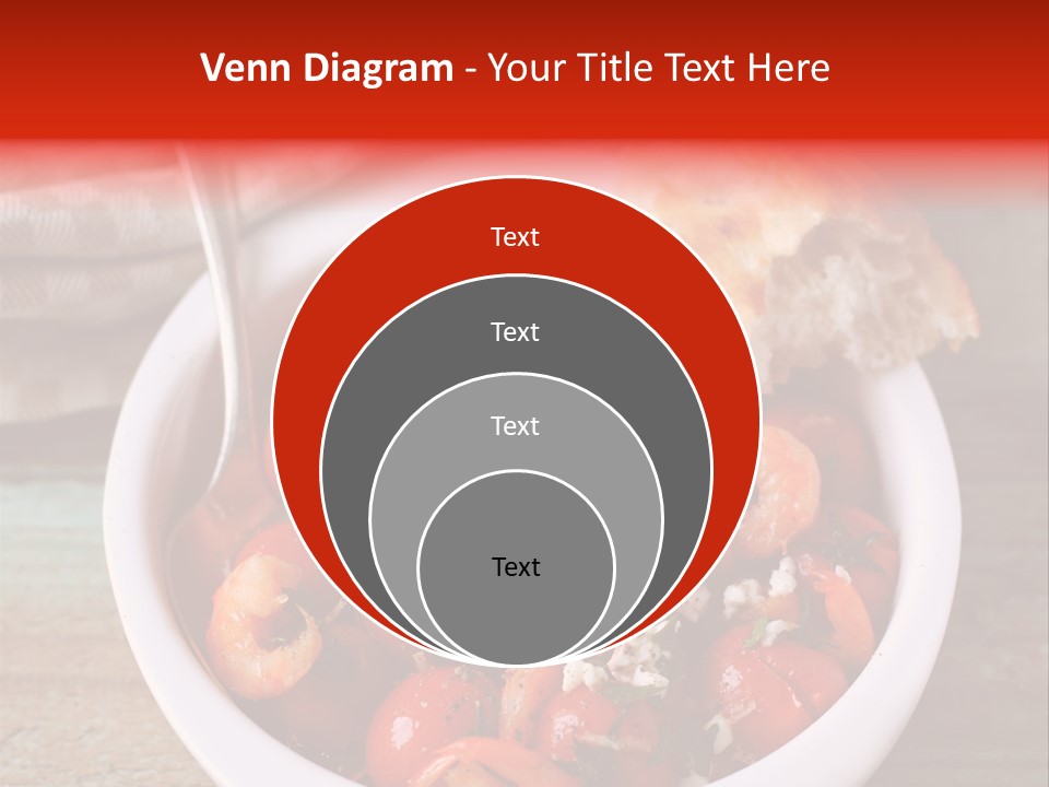 Vegetarian Healthy Red PowerPoint Template