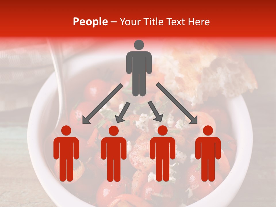 Vegetarian Healthy Red PowerPoint Template