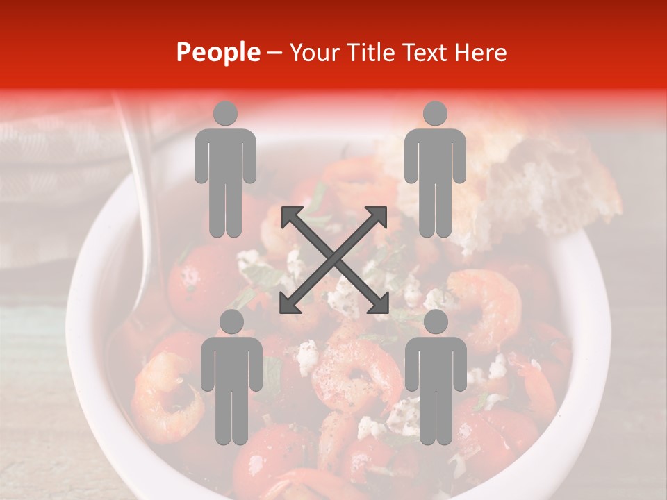 Vegetarian Healthy Red PowerPoint Template