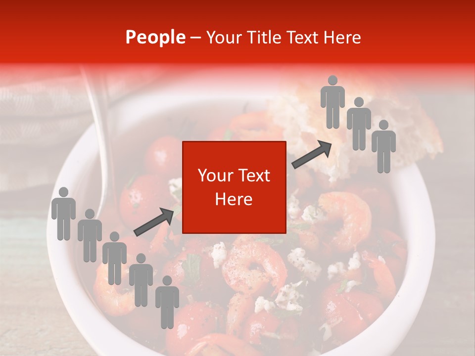 Vegetarian Healthy Red PowerPoint Template